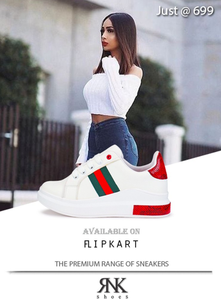 RNK SN-105 Premium Casual Shoes Gucci Style For Women Sneakers For Women -  Buy RNK SN-105 Premium Casual Shoes Gucci Style For Women Sneakers For  Women Online at Best Price - Shop