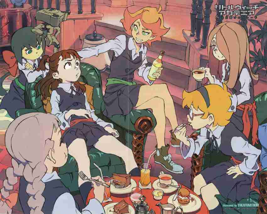 Anime Little Witch Academia Akko Kagari Amanda O'Neill Atsuko