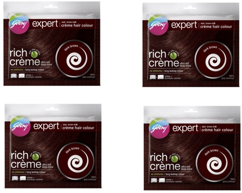 Godrej Expert Rich Creme Hair Colour Pack of 4  NATURAL BROWN  Price in  India Buy Godrej Expert Rich Creme Hair Colour Pack of 4  NATURAL BROWN  Online In India Reviews Ratings  Features  Flipkartcom