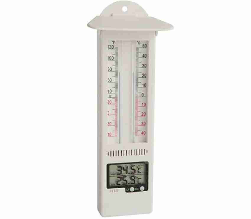 Digital Greenhouse Thermometer for Monitoring Maximum and Minimum  Temperatures - High Low Thermometer for Recording Max and Min Temperatures  Garage