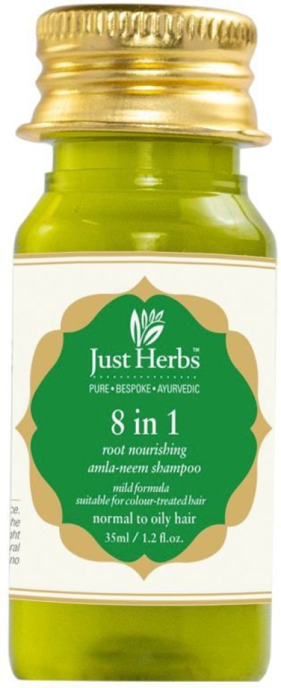 Just 8 In 1 Root Nourishing Amla Henna Shampoo - Price in India, Buy Just Herbs 8 In 1 Root Nourishing Amla Shampoo Online In India, & Features | Flipkart.com