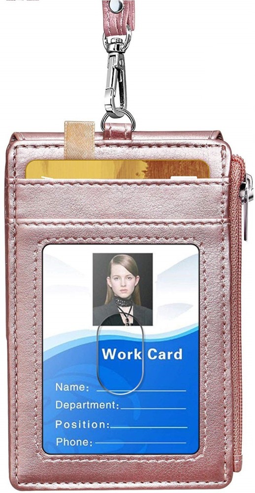 ELV Durable Aluminium ID Badge Holder Wallet