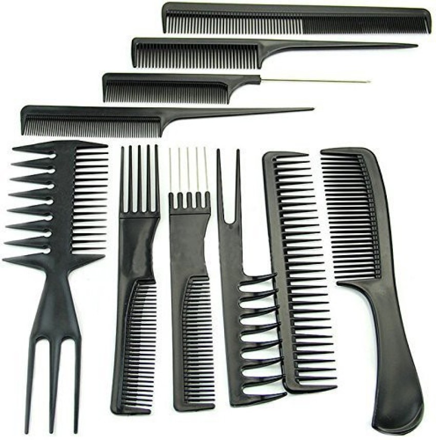 Buy 10 Pack Hair Comb Styling Set Barber Hairstylist AccessoriesDanziX  Professional Shaping Wet Pick Barber Brush Kit Wide Teeth Anti Static  Double Sided Texturizing Hair Comb for Men Boys Online at Low