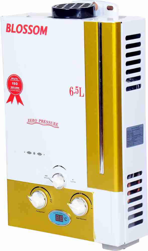 BLOSSOM 6.5 L Gas Water Geyser (C, White) Price in India - Buy BLOSSOM 6.5  L Gas Water Geyser (C, White) online at Flipkart.com