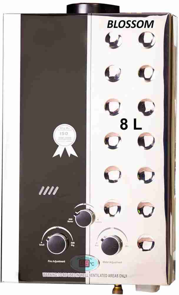 BLOSSOM 8 L Gas Water Geyser (CS01, White) Price in India - Buy BLOSSOM 8 L  Gas Water Geyser (CS01, White) online at Flipkart.com