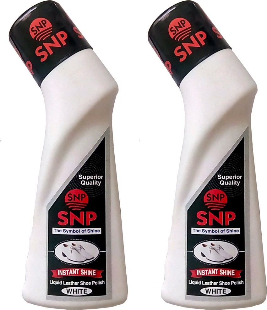 SNP Shoe Polish White 75 ml (Pack of 2) Leather, Synthetic Leather Shoe  Liquid Polish Price in India - Buy SNP Shoe Polish White 75 ml (Pack of 2)  Leather, Synthetic Leather