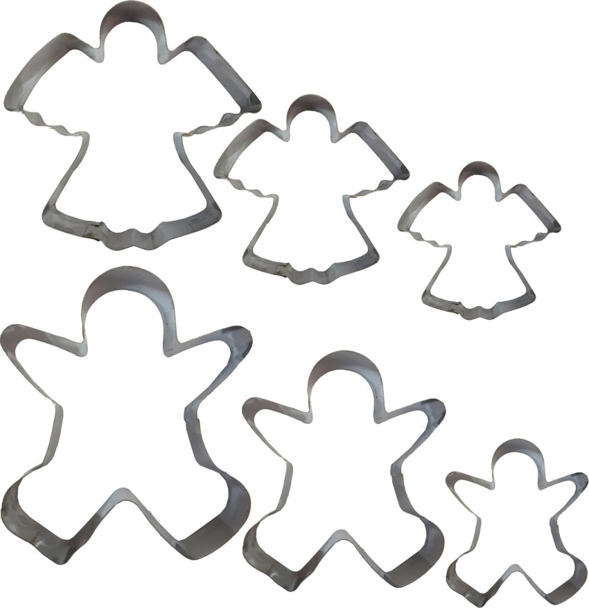 Buy Stainless Steel Ginger Bread Gingerbread Man Cookie Biscuit Icing  Pastries Pastry Cutter Baking Mould Cutters Cutter Ideal for Parties & Mor  Online in India 