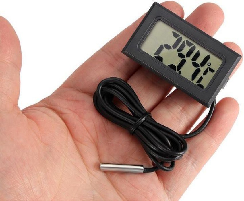 ibotech BestPrice Mini LCD Digital Thermometer Sensor Wired for Room  temperaure/fridges/Indoor/Outdoor Portable Pocket LCD Electronic  Temperature Meter All-in-One Digital Moisture Measurer Price in India - Buy  ibotech BestPrice Mini LCD Digital Thermometer