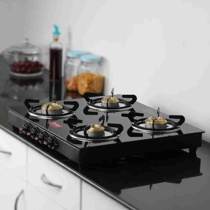 prestige four burner glass top