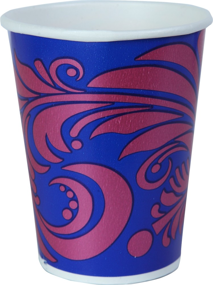 kanta (Pack of 100) 250ml_Red & Black_Floral Printed Disposable Paper Glass  Water/Juice Glass Price in India - Buy kanta (Pack of 100) 250ml_Red &  Black_Floral Printed Disposable Paper Glass Water/Juice Glass online