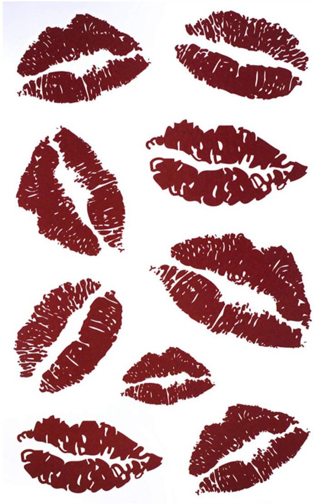Beautiful red female lips Sign of kiss love fashion style Design  element for emblem mascot sign poster card logo banner tattoo  21862115 Vector Art at Vecteezy