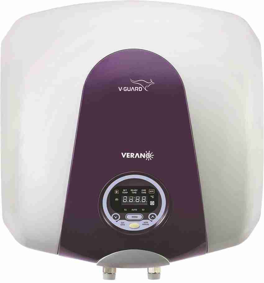 V-Guard 15 L Storage Water Geyser (Verano DG 15 Litre, Purple, White) Price  in India - Buy V-Guard 15 L Storage Water Geyser (Verano DG 15 Litre,  Purple, White) online at Flipkart.com