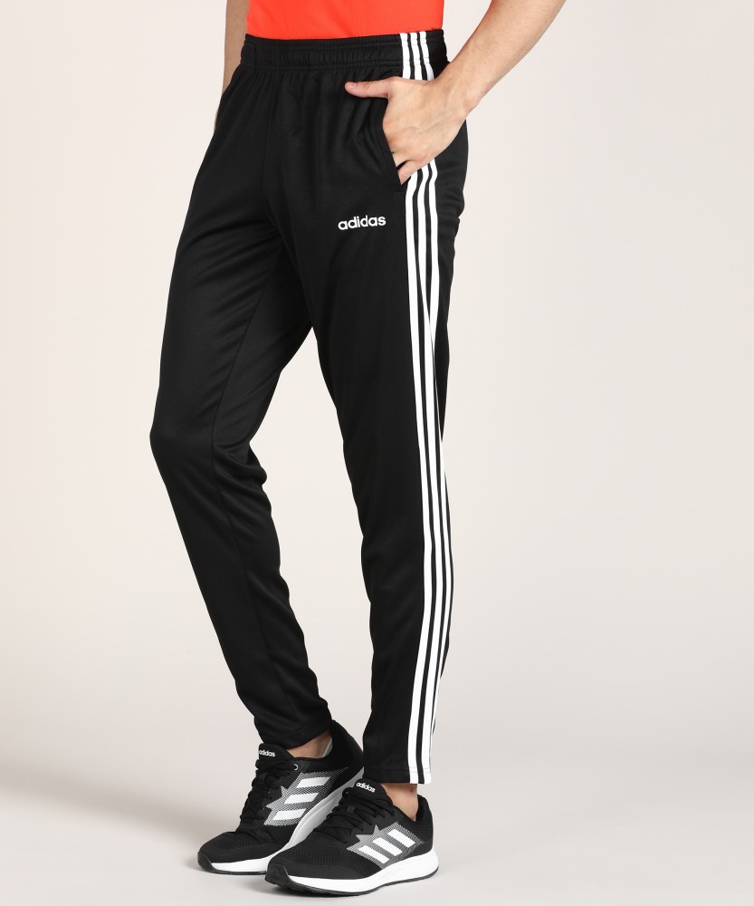 ADIDAS Striped Men Black Track Pants - Buy ADIDAS Striped Men Black Track  Pants Online at Best Prices in India