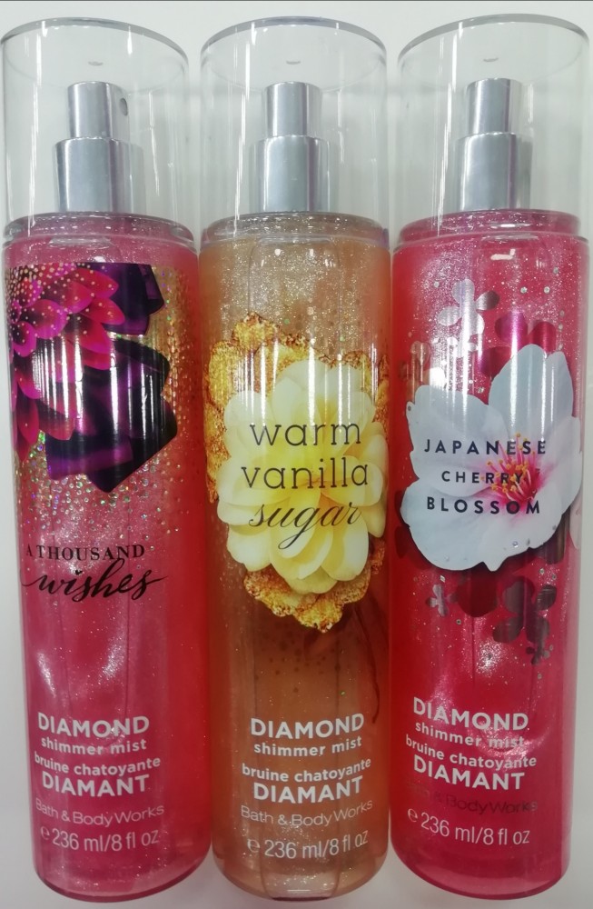 Bath & Body Works Japanese Cherry Blossom Diamond Shimmer Mist 146 ml