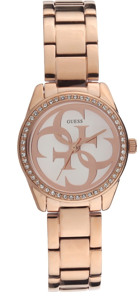 GUESS Rose Gold Dial Analog Watch - For Women - Buy GUESS Rose