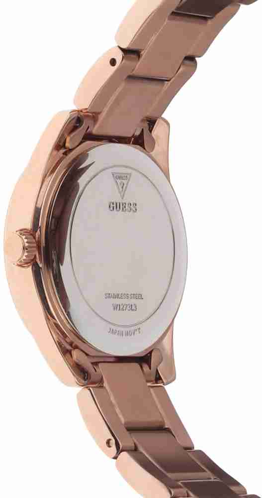 Buy GUESS Rose Gold Dial Analog Watch - For Women W1273L3