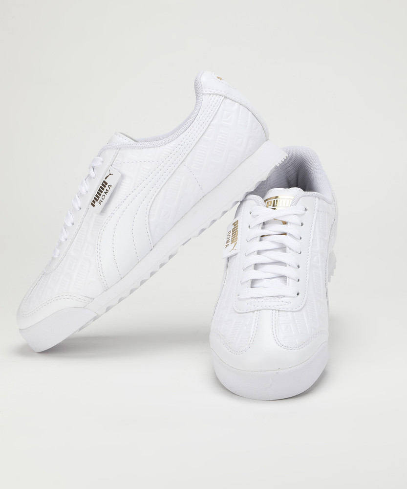 Puma roma discount white womens