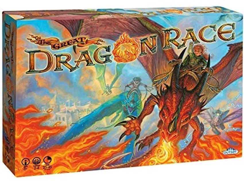 Great Dragon Race - Fantasy Board Game, Outset Media, Kids