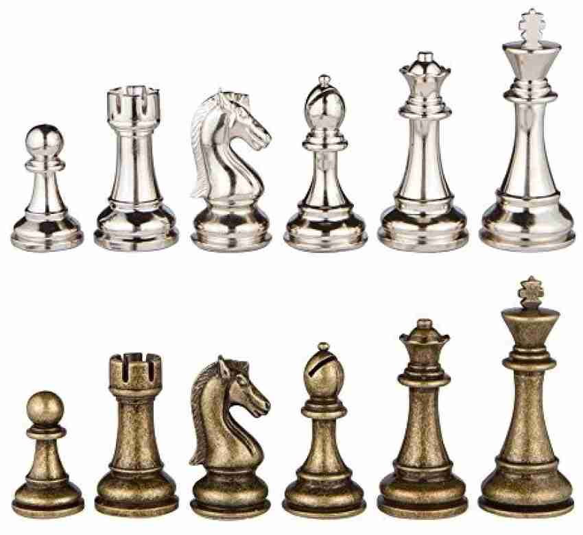 Metal Puzzle Chess Piece - King