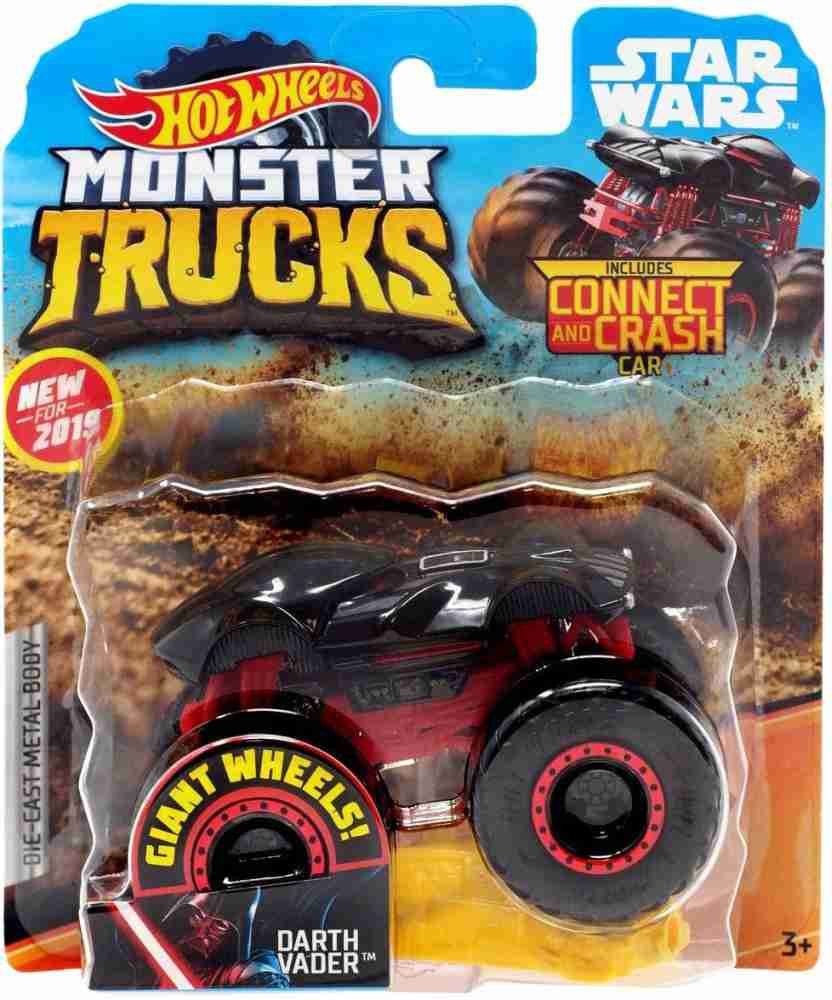 Hot Wheels Monster Trucks Darth Vader, Giant wheels, including crushable car