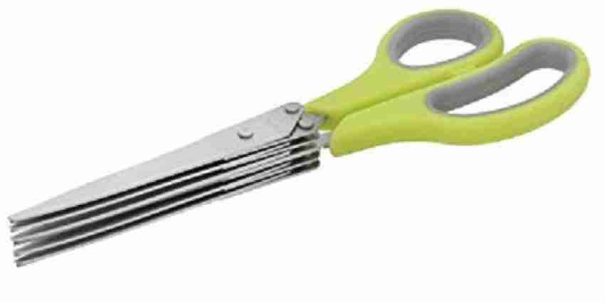 1pc Stainless Steel Multi Blade Herb Scissors With Cleaning Comb Used For  Cutting Cilantro, Green Onion, Etc.