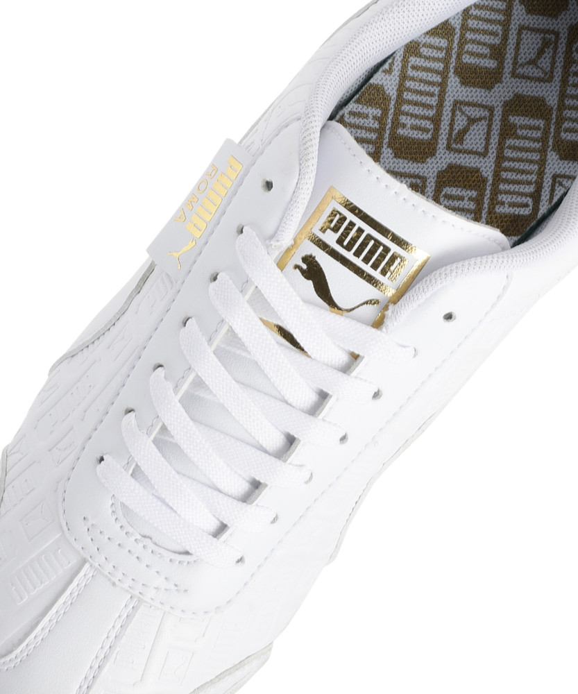 Puma roma white discount womens