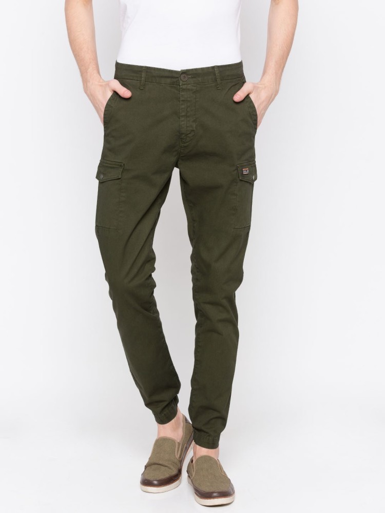 Buy Olive Green Trousers  Pants for Men by SPYKAR Online  Ajiocom