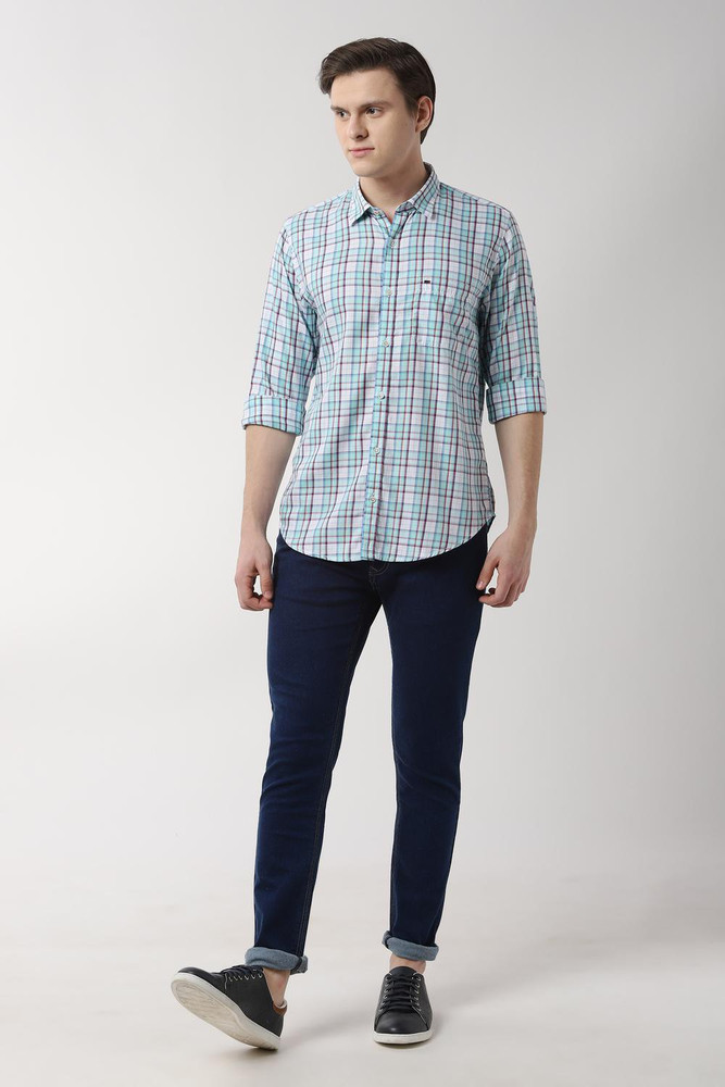 PETER ENGLAND Slim Men Blue Jeans - Buy 