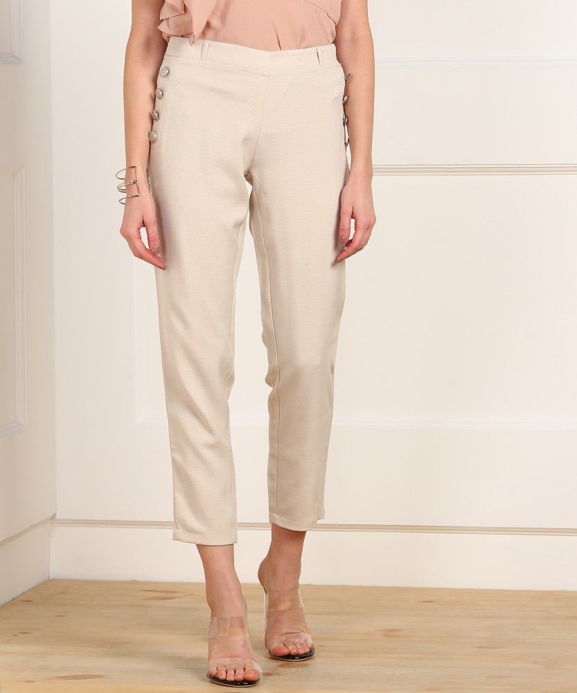 VERO MODA Trousers and Pants  Buy VERO MODA Women Striped Casual Wear Pink Pants  Online  Nykaa Fashion