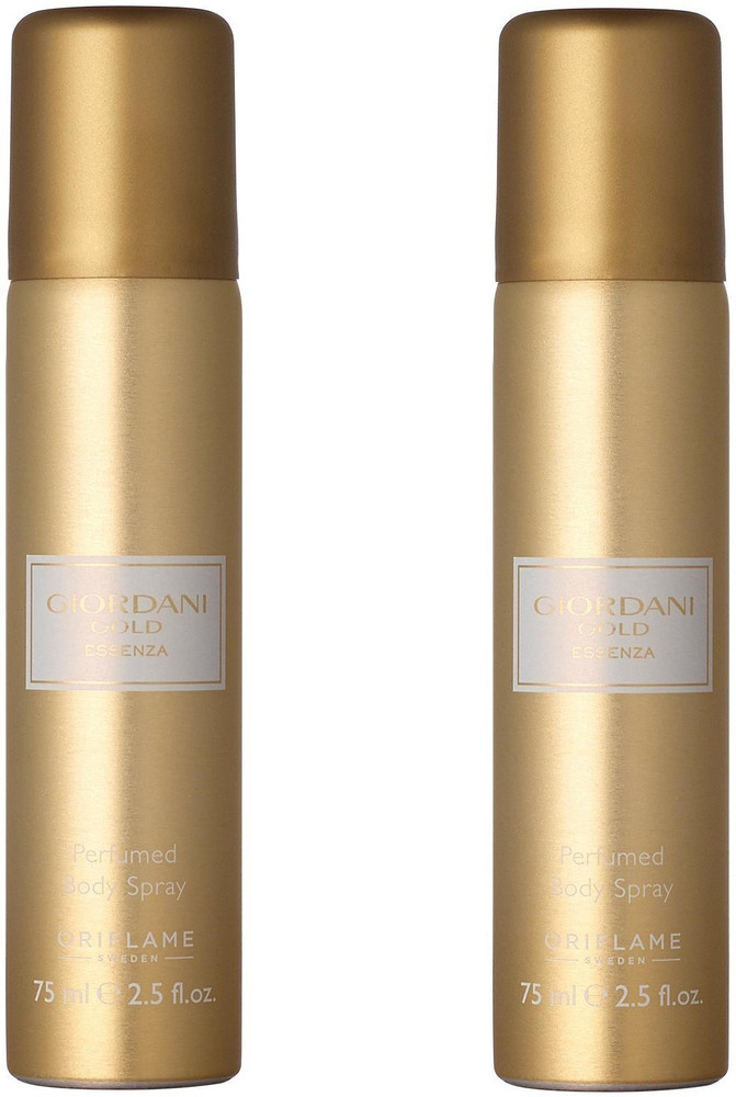Oriflame Sweden Giordani Gold Original Perfumed Body Spray Pack Of 2 Deodorant Spray For Men Women