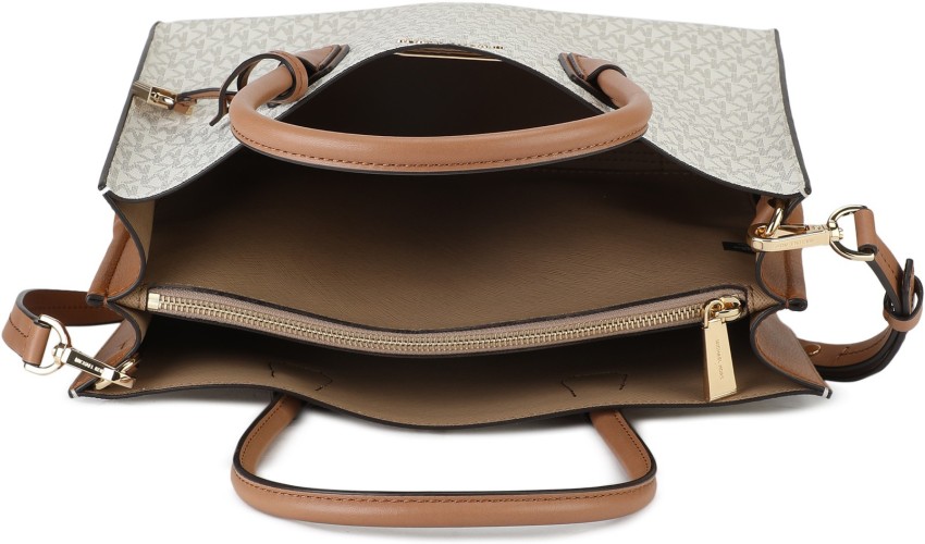 Buy MICHAEL KORS Women Grey Hand-held Bag VANILLA Online @ Best