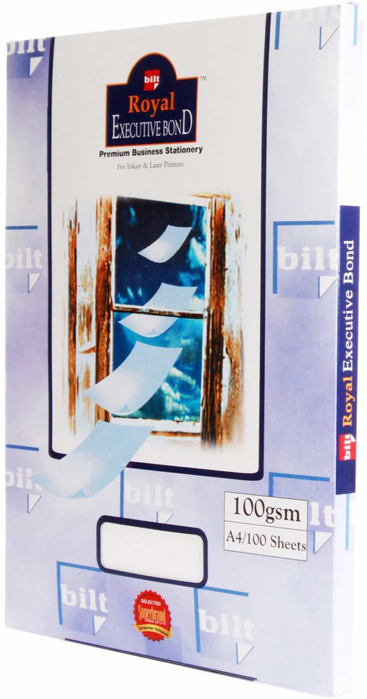 Bilt Royal Executive Bond Paper A4, 500 Sheets, 100 GSM,, 54 OFF