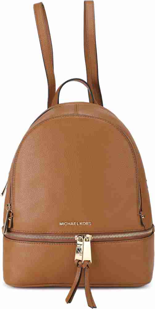MICHAEL KORS RHEA ZIP 2.5 L Backpack ACORN - Price in India