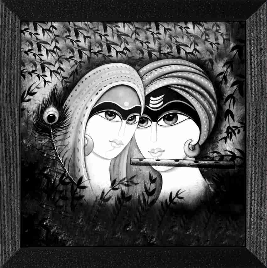 Ritwika's Radha krishna Religious MatteTextured Wall Art Painting Frame  Digital Reprint  inch x  inch Painting Price in India - Buy  Ritwika's Radha krishna Religious MatteTextured Wall Art Painting Frame  Digital