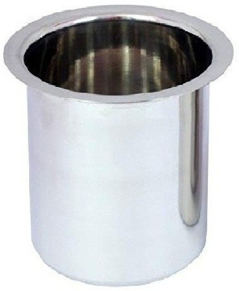 PRABHA by Prabha Heavy Gauge- Encapsulated Base Stainless Steel Milk Pot  Milk Boiler 1.8L And 14cm Diameter Pot 14 cm diameter 1.8 L capacity with  Lid