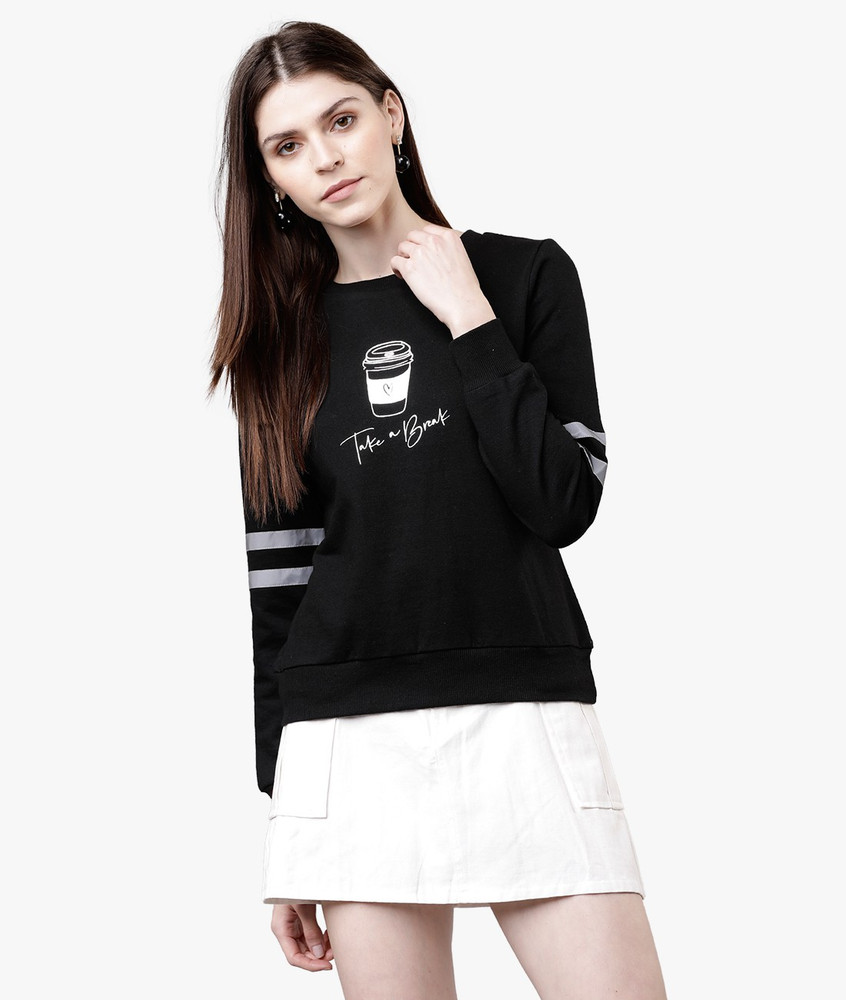 Tokyo Talkies Full Sleeve Solid Women Sweatshirt - Buy Tokyo Talkies Full  Sleeve Solid Women Sweatshirt Online at Best Prices in India | Flipkart.com