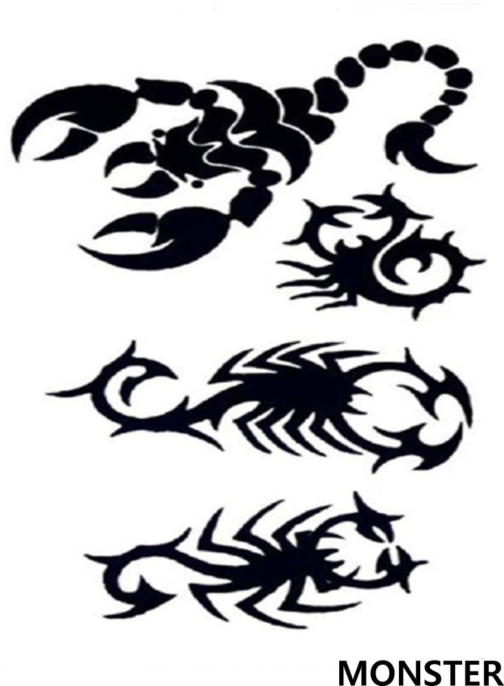 3D Temporary Tattoo Scorpions Design Size 105x6CM  1PC  Amazonin  Beauty