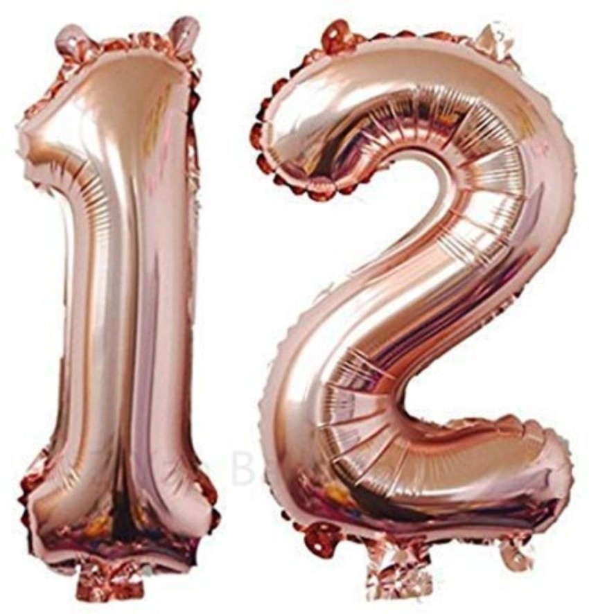 Balloonistics Solid Rose Gold Number Twenty Foil