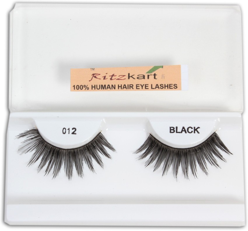Buy Ritzkart Human Hair Eye Lashes for Natural Look  Beautiful Eyes  Professional Handmade Soft Fiber Natural Thickening Long Eyelashes White  Online at Low Prices in India  Amazonin