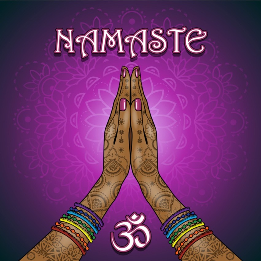 A4 Namaste A signed print