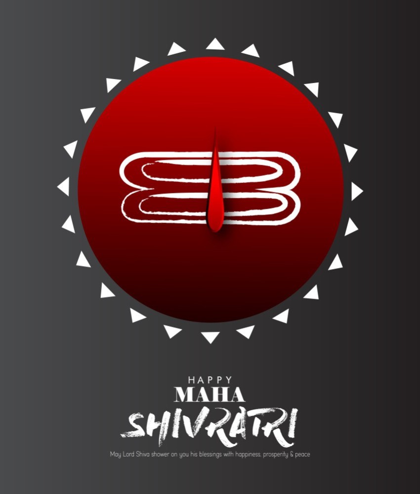 KD happy maha shivratri c Sticker Poster|hindu god|religious ...