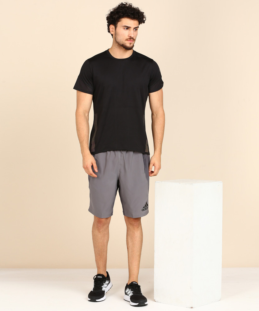 Buy ADIDAS Self Design Men Round Neck 