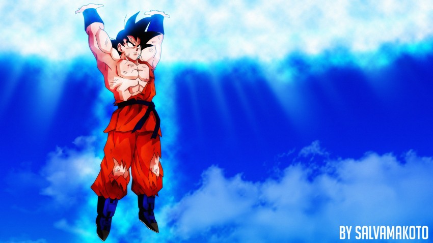 GokuSpiritbomb Wallpaper  Download to your mobile from PHONEKY