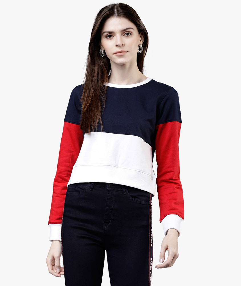 Tokyo Talkies Full Sleeve Solid Women Sweatshirt - Buy Tokyo Talkies Full  Sleeve Solid Women Sweatshirt Online at Best Prices in India | Flipkart.com