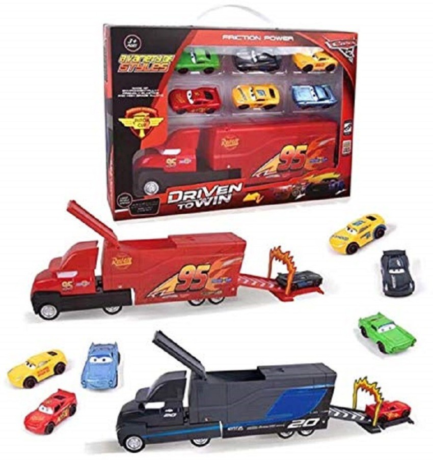 Disney Pixar Cars Pull Backs Dinoco Lightning McQueen Vehicle - Epic Kids  Toys