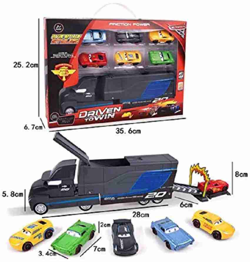 Multicolor Plastic Toys 7 Pieces Set Disney Pixar Cars 3 Lightning