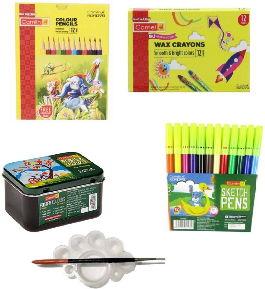 DOMS Wax Crayons 3 Age 12 Bright Colours Coloring and Drawing Crayo   The Fun Basket