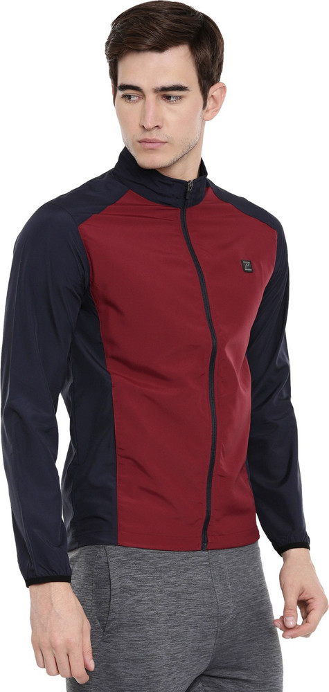 Sleeve Colorblock Men Jacket 