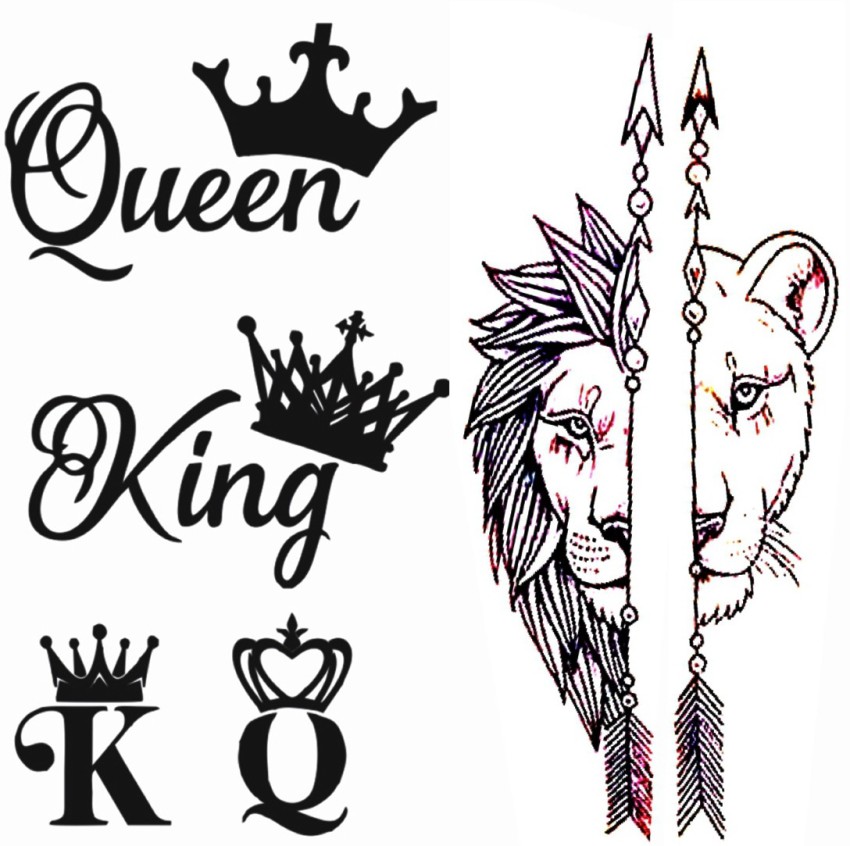 30 Top Design Ideas For Couple King And Queen Tattoos