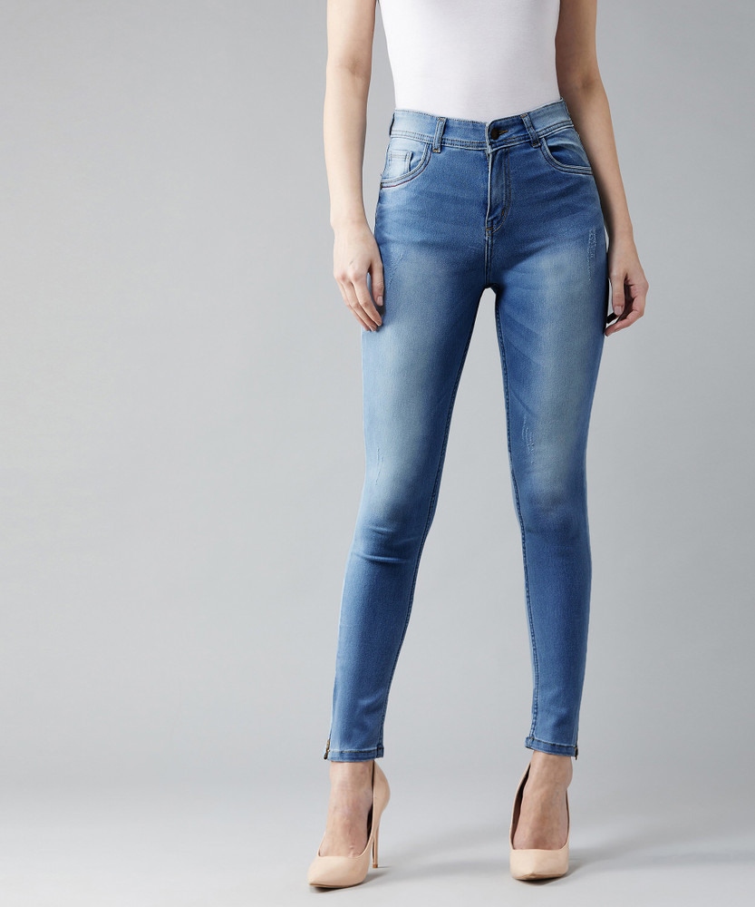 DOLCE CRUDO Skinny Women Blue Jeans 